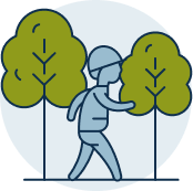 Hiker icon